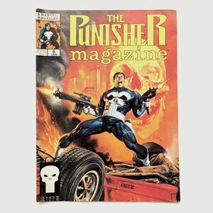 THE PUNISHER Magazine #6, Vol 1, Jan 1990, Marvel Comics Magazine